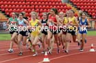 Inter girls 1500 metres steeplechase, English Schools Track and Field. Photo: David T. Hewitson/Sports for All Pics